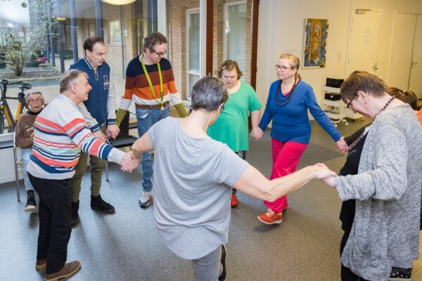 Cliënten tijdens dagbesteding Richard Holkade