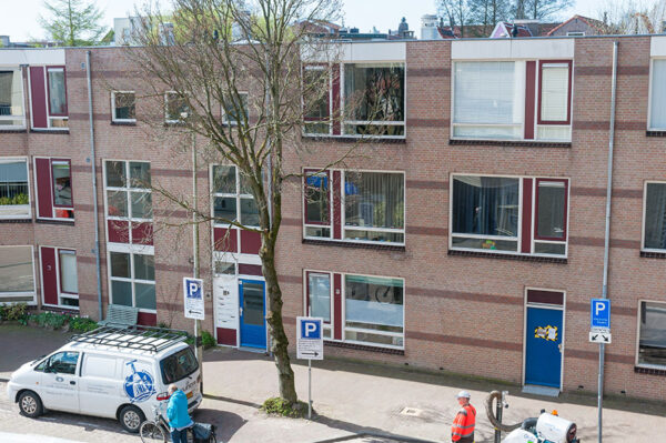 Buitenzijde de woning De Witstraat Haarlem